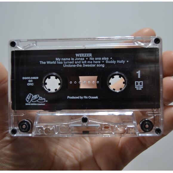 Weezer Blue Album Cassette Tape Rare 1994 DGC Geffen Records - Picture 3 of 10